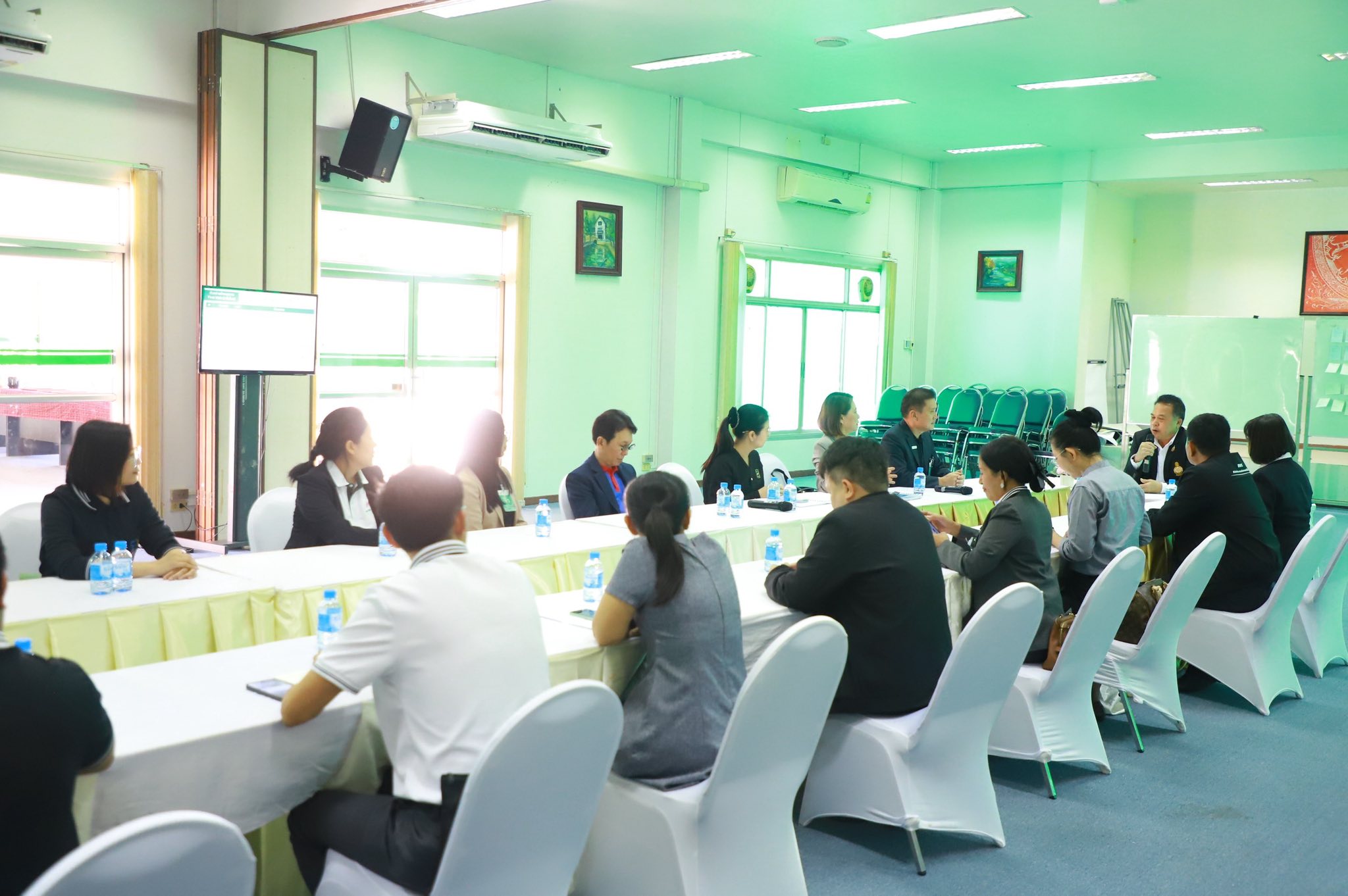 title - ส.ป.ก. ต้อนรับทีมนักวิเคราะห์และที่ปรึกษาอาสา (วปษ) นสช. Wellness จากสถาบันการสร้างชาติ